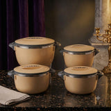 Thailand 4 Pieces Food Warmer Set Beige at Zubaidas Homestore Pakistan