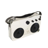 Transparent Retro Radio with Black Accents at Zubaidas Homestore Pakistan