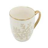 Tree Printed Ceramic Coffee Mug with Golden Handle 350ml at Zubaidas Homestore Pakistan