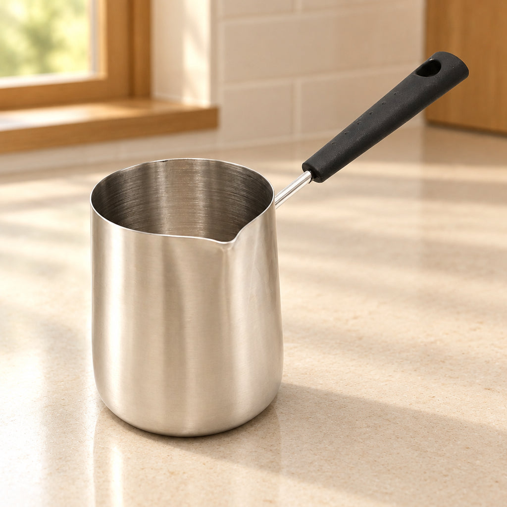 Turkish Coffee Warmer&nbsp;Stainless Steel 600ml at Zubaidas Homestore