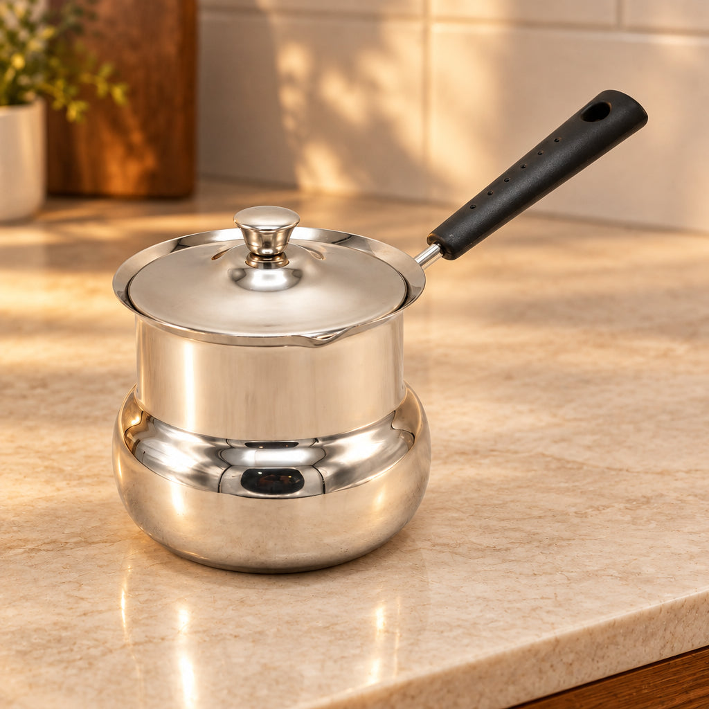 Turkish Coffee Warmer Stainless Steel 720ml at Zubaidas Homestore