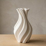 Twisted Porcelain Decorative Vase at Zubaidas Homestore 