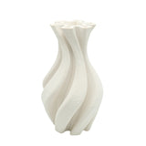 Twisted Porcelain Decorative Vase at Zubaidas Homestore - House of Largest Collection Of Decor In Pakistan