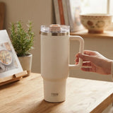 Tyeso Aura Stainless Steel Tumbler 1200ml Off White at Zubaidas Homestore
