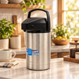 Vacuum Airpot Dispenser Stainless Steel 2.5 Liters at Zubaidas Homestore