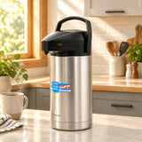 Vacuum Airpot Dispenser Stainless Steel 3.5 Liters at Zubaidas Homestore