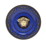 Versace Medusa Blue Dinner Set 61 Pieces at Zubaidas Homestore. House of The Biggest Collection of Dinner Sets in Pakistan
