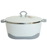 Versatile 3 Piece White And Grey Hot Pot Set at Zubaidas Homestore