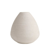White Ribbed Decorative Bud Vase at Zubaidas Homestore - The Largest Collection Of Decor In Pakistan