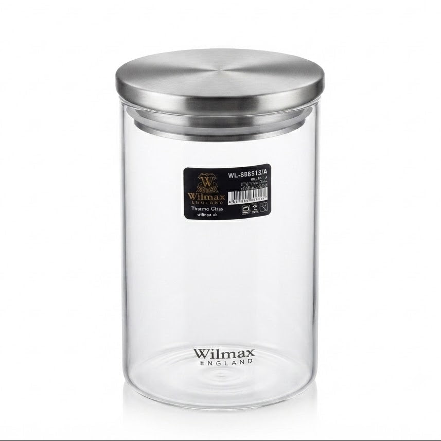 Wilmax England Thermo Glass Jar with Lid 17.5cm&nbsp;at Zubaidas Homestore Best for Home Shopping