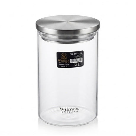 Wilmax England Thermo Glass Jar with Lid 17.5cm&nbsp;at Zubaidas Homestore Best for Home Shopping