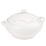 Winsor England Porcelain Gold Marble Soup Tureen 25cm at Zubaidas Homestore Pakistan