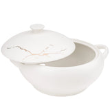Winsor England Porcelain Gold Marble Soup Tureen 25cm at Zubaidas Homestore. Most Trusted Home Store in Pakistan