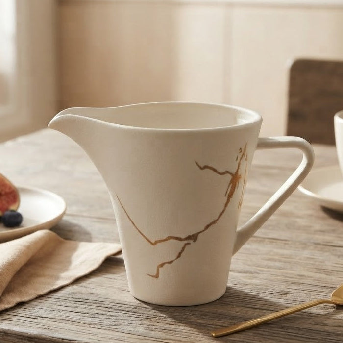Winsor England White Creamer Marble Pattern at Zubaidas Homestore
