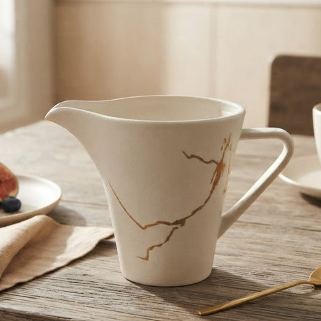 Winsor England White Creamer Marble Pattern at Zubaidas Homestore
