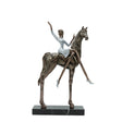 Woman Riding Horse Decorative Figurine at Zubaidas Homestore Pakistan