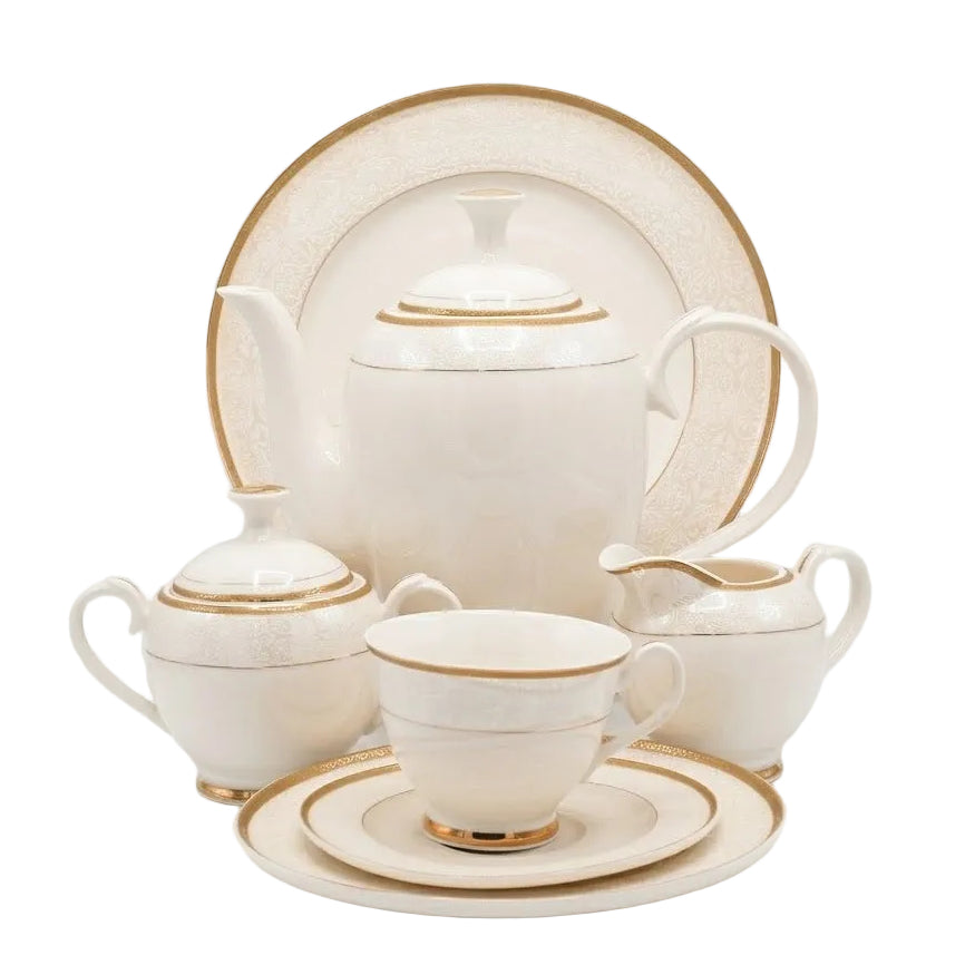 Yamatos Collection Royal Bone China Tea Set 24 Pieces Set at Zubaidas Homestore Pakistan