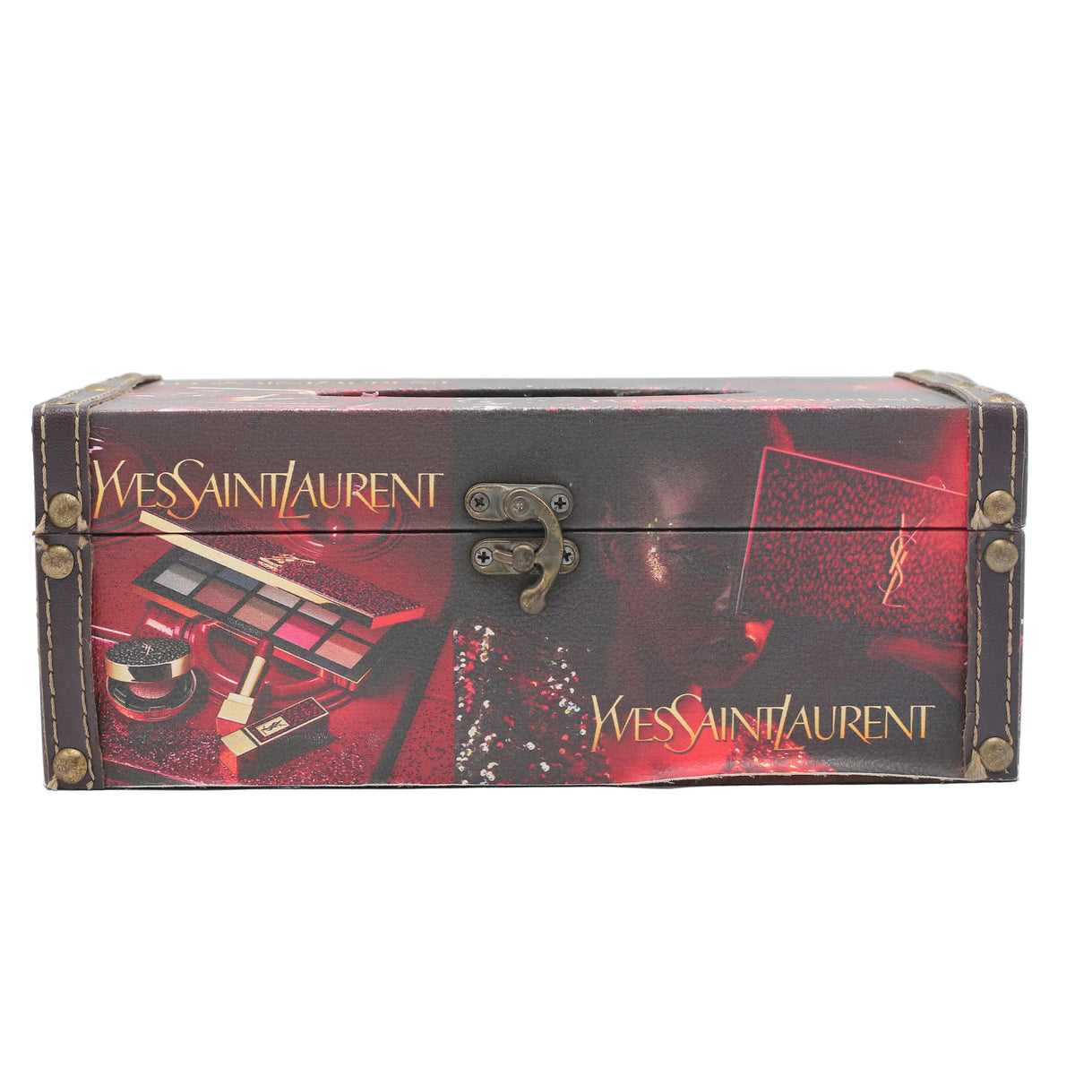 Yves Saint Laurent YSL Themed Tissue Box Cover at Zubaidas Homestore Pakistan