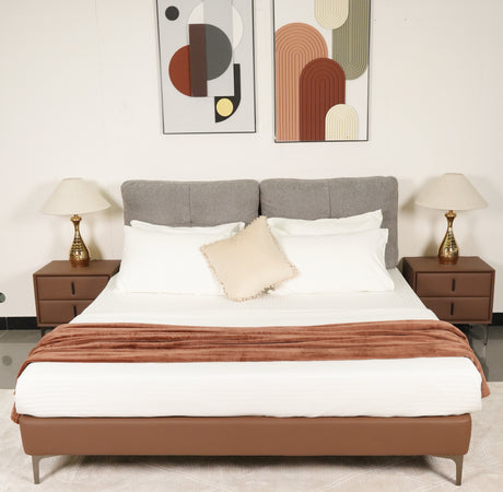 ZHomes Bed Loft with Night Table Rosy Mink Canyon at Zubaidas Homestore Pakistan