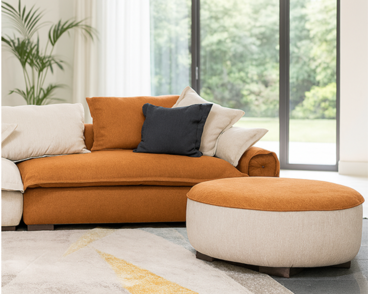 ZHomes Sofa Camlica With Puffy at Zubaidas Homestore Most Famous Homestore in Pakistan