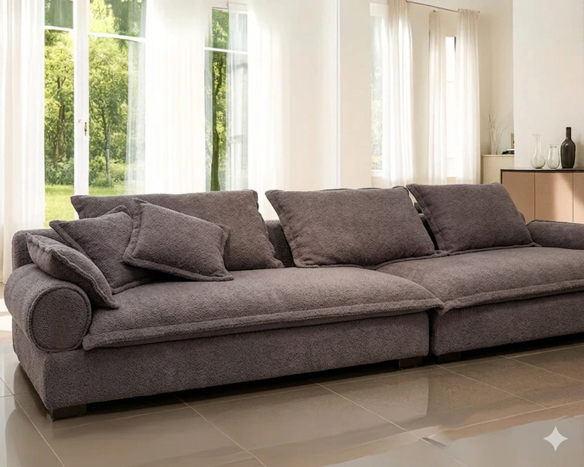 ZHomes Sofa Camlica With Puffy at Zubaidas Homestore - Pakistan's Favorite Destination for Home Shopping