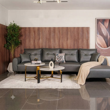 Zhomes Sofa Dream L-Shape LHS Graphite Dust at Zubaidas Homestore Pakistan