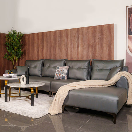 Zhomes Sofa Dream L-Shape LHS Graphite Dust at Zubaidas Homestore Online Pakistan