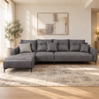 ZHomes Sofa Dream L-Shape RHS Carbon Melange at Zubaidas Homestore Pakistan