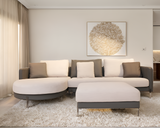 ZHomes Sofa Elegant L Shape RHS With Puffy at Zubaidas Homestore Pakistan