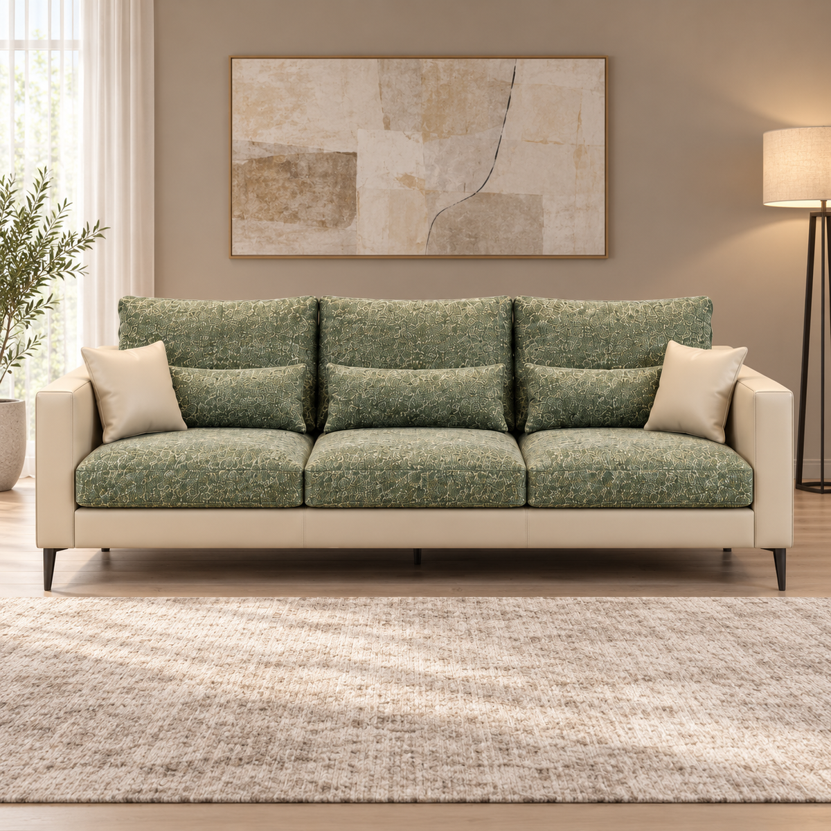 ZHomes Sofa Marino (3+2) Seater Vanilla Sage at Zubaidas Homestore Pakistan