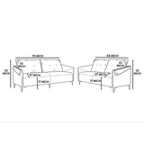 ZHomes Sofa Metrio (3+2) Seater Sterling Silver at Zubaidas Most Trusted Homestore Pakistan