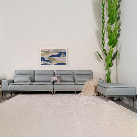 Zhomes Sofa Zurnich With Puffy Silver Mist at Zubaidas Homestore Pakistan