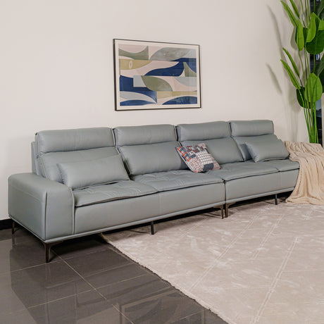 Zhomes Sofa Zurnich With Puffy Silver Mist at Zubaidas Homestore Online Pakistan