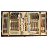 Zillinger Lorina 72pc Cutlery Set Spiral Gold Zubaidas Homestore Best for Home Shopping